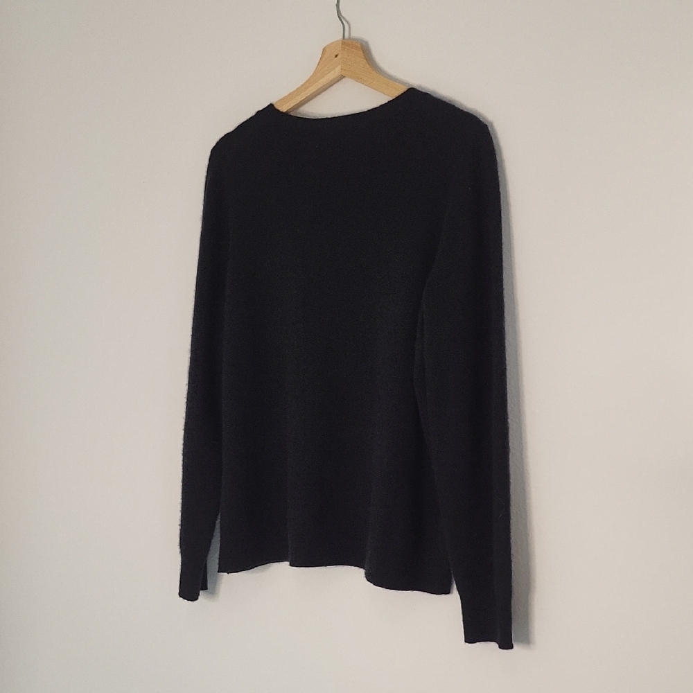 Cashmere Nordstrom Classic Black Knit - Picture 5 of 12